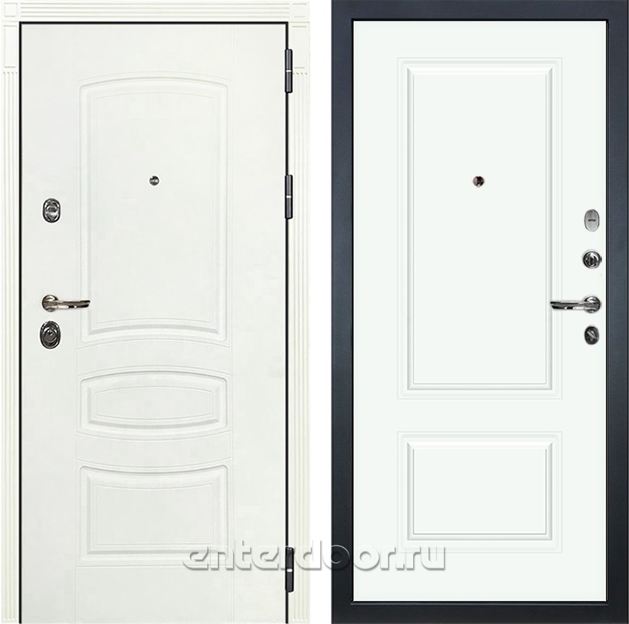 Дверь Str-23 белая шагрень-белый софт. Лекс Гранд премьер 950*2050 левая / белая шагрень №109 макси.