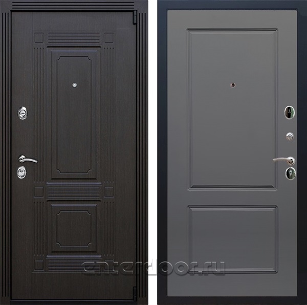 Входная дверь Армада Эстет 3к ФЛ-117 (Венге / Графит софт) - фото 102213