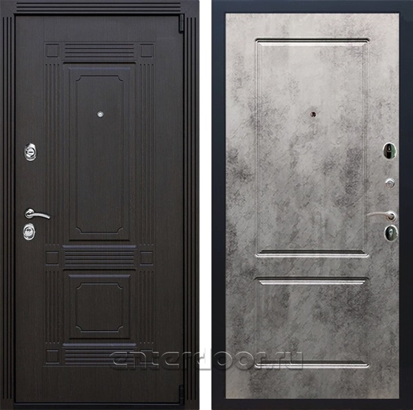 Входная дверь Армада Эстет 3к ФЛ-117 (Венге / Бетон темный) - фото 102222
