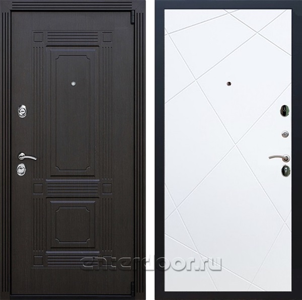 Входная дверь Армада Эстет 3к ФЛ-291 (Венге / Белый матовый) - фото 102236