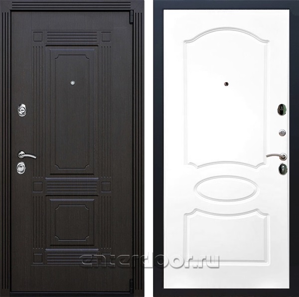 Входная дверь Армада Эстет 3к ФЛ-128 (Венге / Белый матовый) - фото 102638