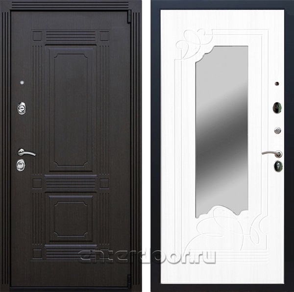 Входная дверь Армада Эстет 3к с зеркалом ФЛЗ-147 (Венге / Белый ясень) - фото 102861