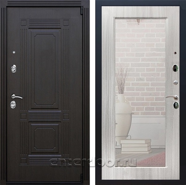 Входная дверь Армада Эстет 3к с зеркалом Пастораль (Венге / Сандал белый) - фото 102888