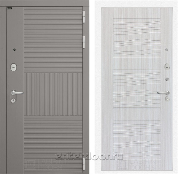 Входная металлическая дверь Лабиринт Formo 06 (Шато Латте / Сандал белый)
