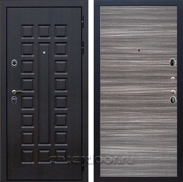 Входная металлическая дверь Армада Сенатор 3к Гладкая (Венге / Сандал серый)