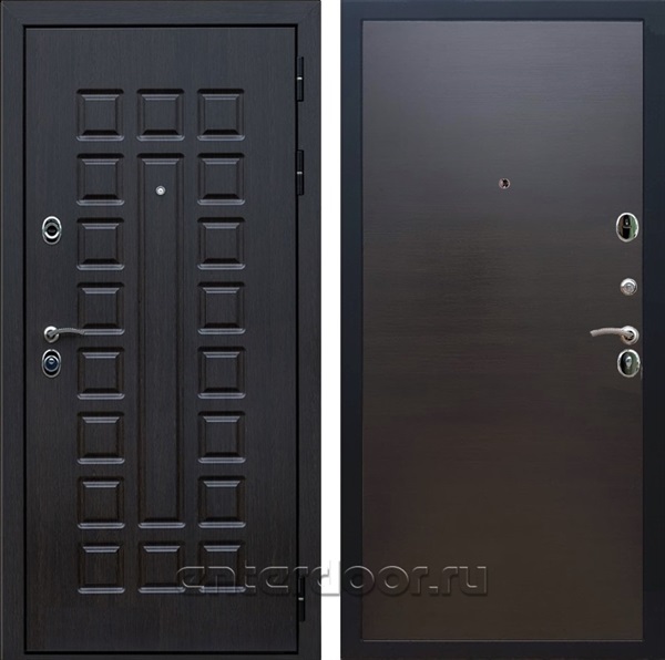 Входная металлическая дверь Армада Сенатор 3к Гладкая (Венге / Венге поперечный)