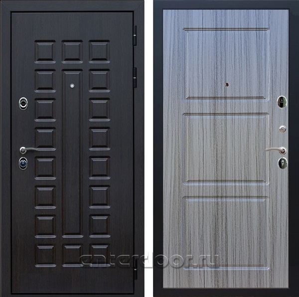 Входная металлическая дверь Армада Сенатор 3к ФЛ-3 (Венге / Сандал серый)