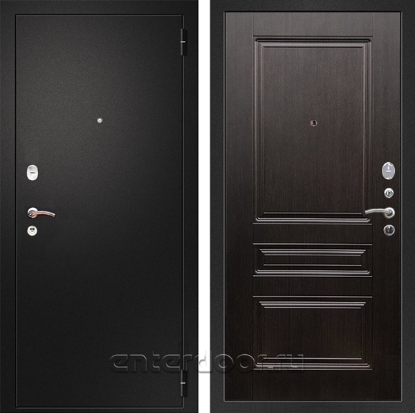 Входная металлическая дверь Армада Арсенал ФЛ-243 (Черный муар / Венге)