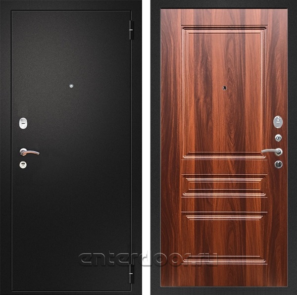 Входная металлическая дверь Армада Арсенал ФЛ-243 (Черный муар / Итальянский орех)