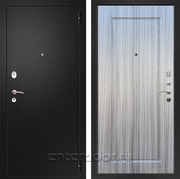 Входная металлическая дверь Армада Арсенал ФЛ-119 (Черный муар / Сандал серый)
