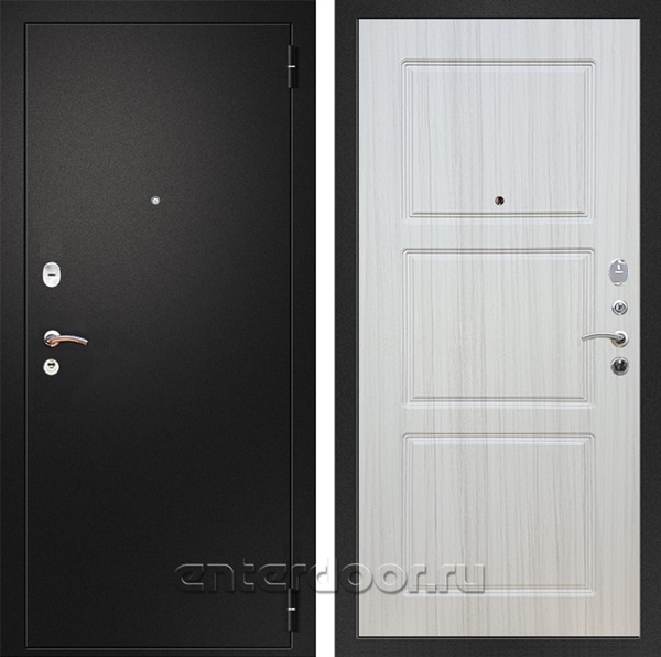 Входная металлическая дверь Армада Арсенал ФЛ-3 (Черный муар / Сандал белый)