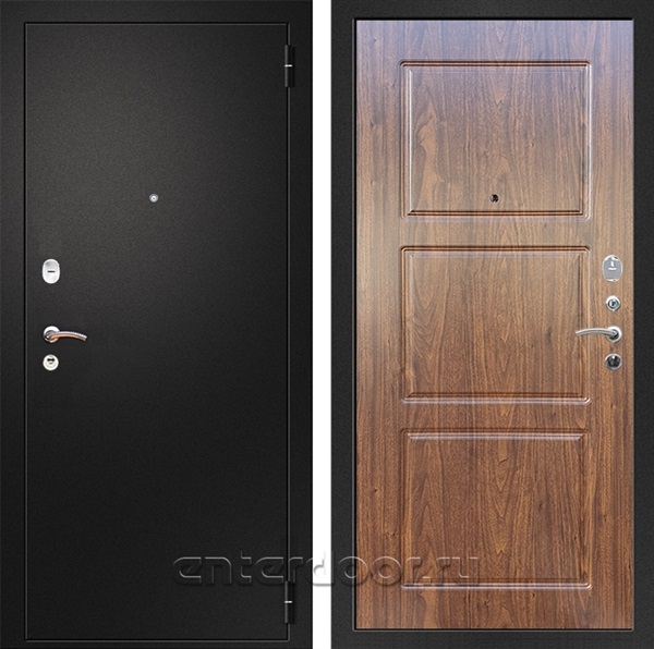 Входная металлическая дверь Армада Арсенал ФЛ-3 (Черный муар / Берёза морёная)
