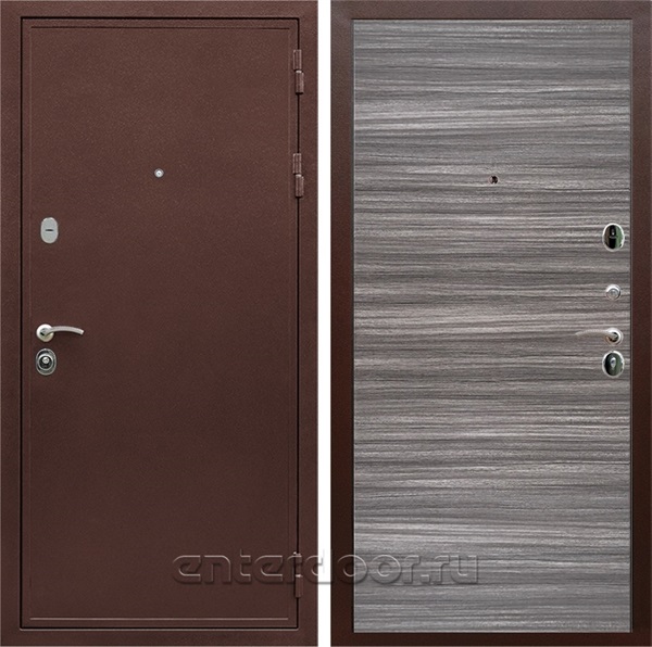 Входная дверь Армада Престиж сталь 3 мм Гладкая (Медный антик / Сандал серый) - фото 111595