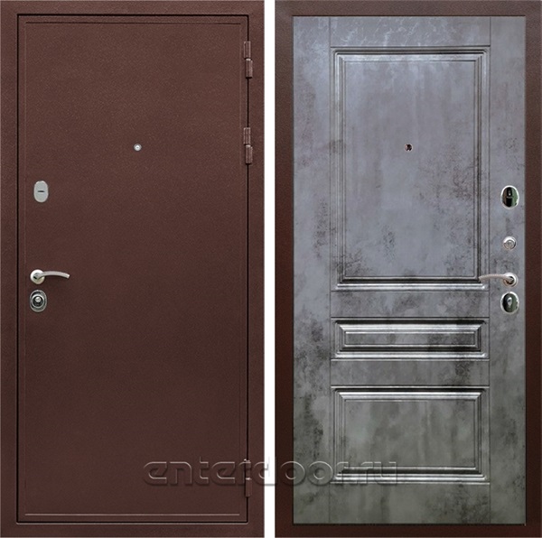 Входная дверь Армада Престиж сталь 3 мм ФЛ-243 (Медный антик / Бетон темный) - фото 111636