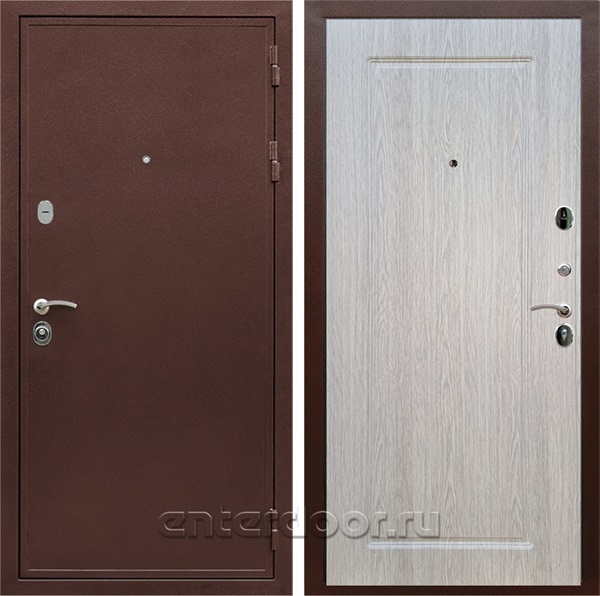 Входная дверь Армада Престиж сталь 3 мм ФЛ-119 (Медный антик / Беленый дуб) - фото 111710