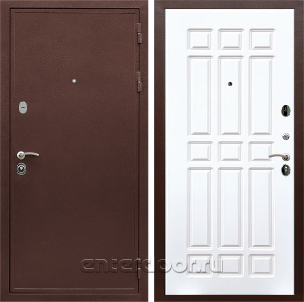 Входная дверь Армада Престиж сталь 3 мм ФЛ-33 (Медный антик / Белый матовый) - фото 111758