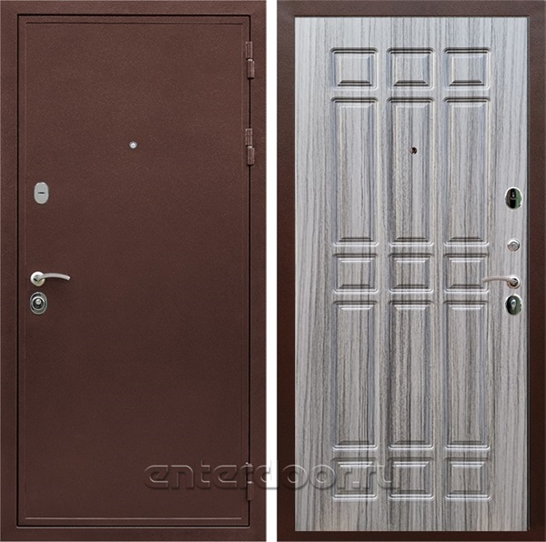 Входная дверь Армада Престиж сталь 3 мм ФЛ-33 (Медный антик / Сандал серый) - фото 111777
