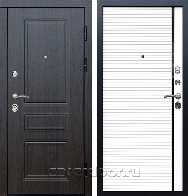 Входная дверь Престиж Классика 3к Порте (Венге / Белый матовый)