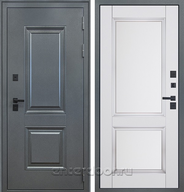 Входная дверь Термо Арктика 3к (Букле графит / Капучино ZB 853-2)