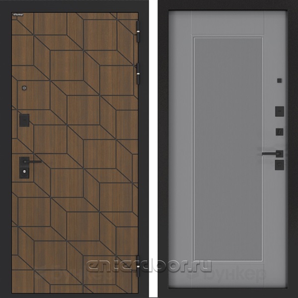 Входная дверь BN-03 панель Амстрод - Серый софт рельеф
