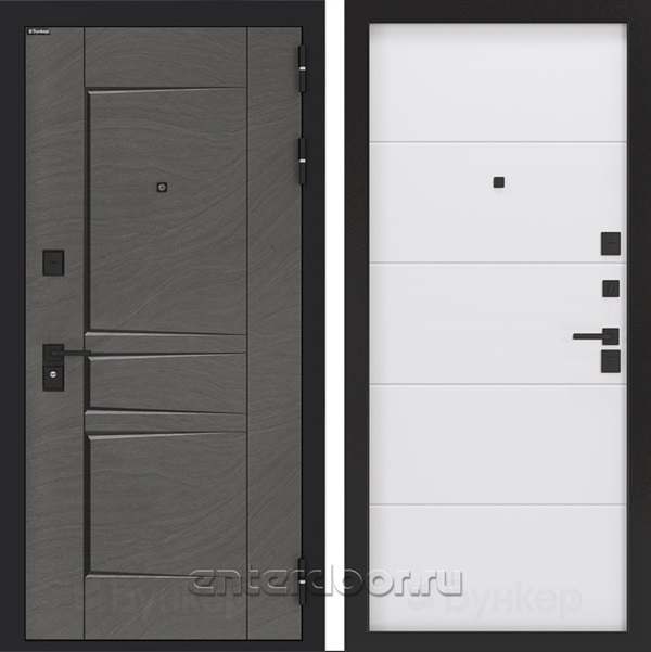 Входная дверь BN-04 панель ФЛ-649 - Белый софт