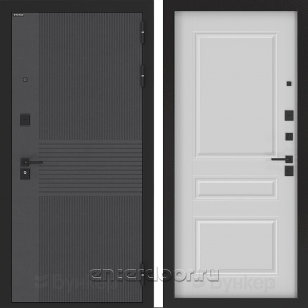 Входная дверь BN-05 панель ФЛ-711 - Белый софт