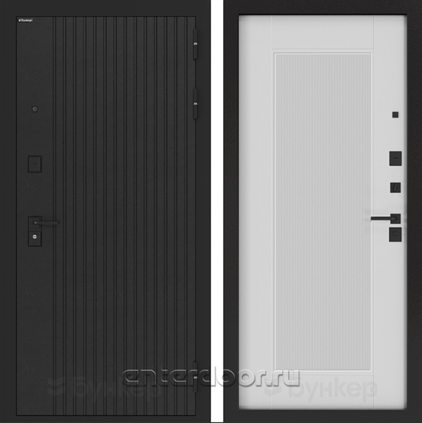 Входная дверь BN-06 панель Амстрод - Белый софт рельеф