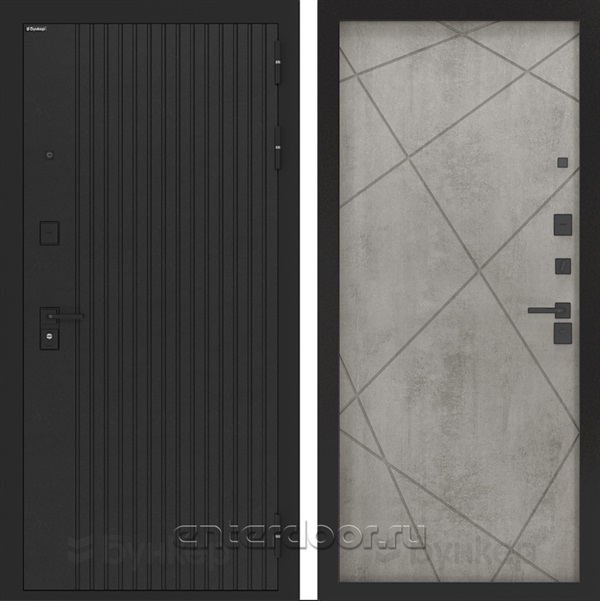 Входная дверь BN-06 панель ФЛ-291 - Бетон серый
