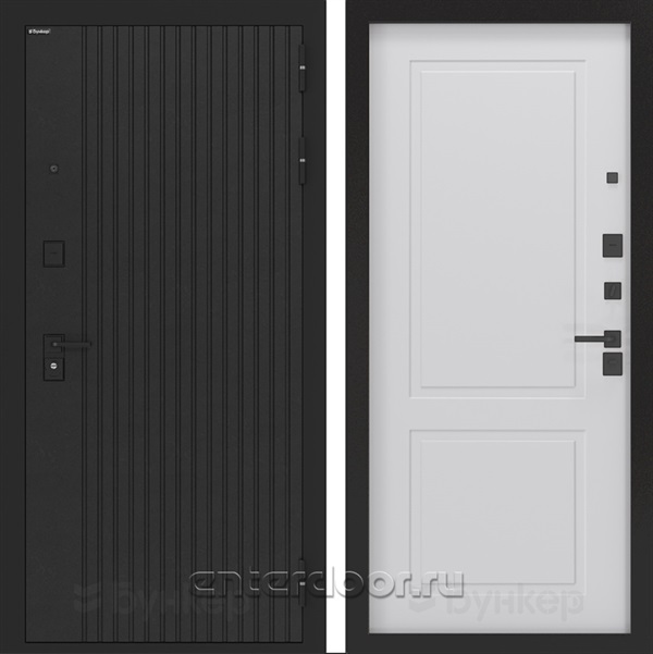 Входная дверь BN-06 панель ФЛ-609 - Белый софт