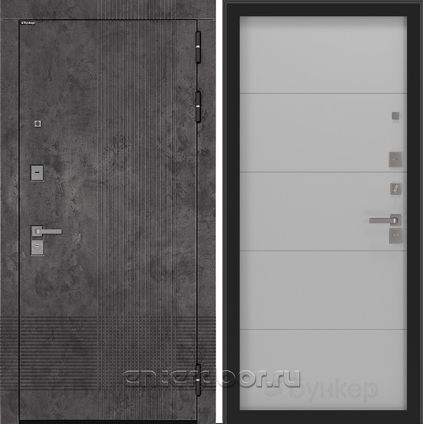 Входная дверь BN-08 панель ФЛ-649 - Лайт грей софт