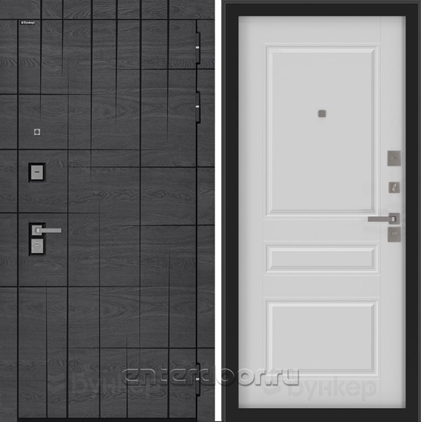 Входная дверь BN-09 панель ФЛ-711 - Белый софт
