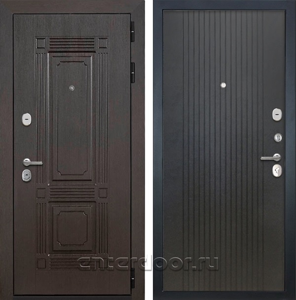 Входная дверь Италия (Венге / Лофт черный)