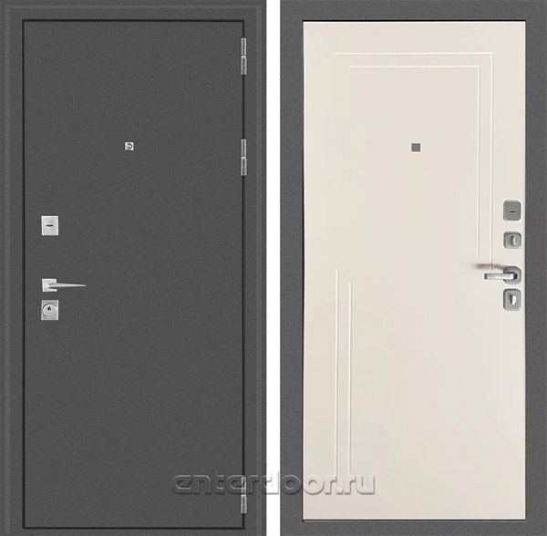 Входная дверь Оптима 3К (Антик серебро темное / Капучино ZB 853-2)