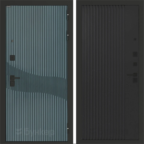 Входная дверь Прайм БН-13 панель Хомс - Черный кварц для установки в квартиру 30512