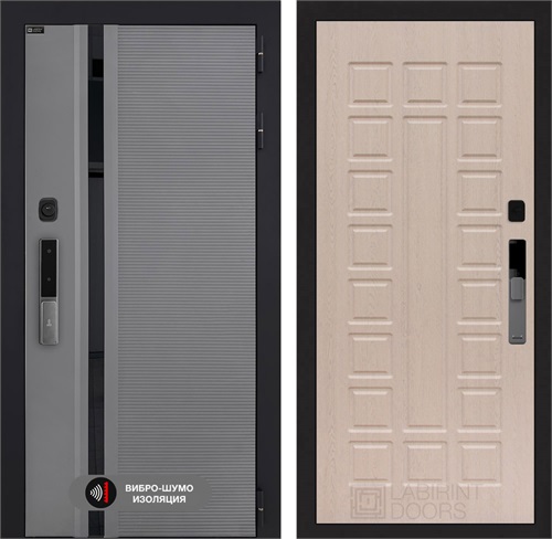 Входная дверь Piano Smart с умным замком - 04 Беленый дуб для установки в квартиру 30779 - фото 141580