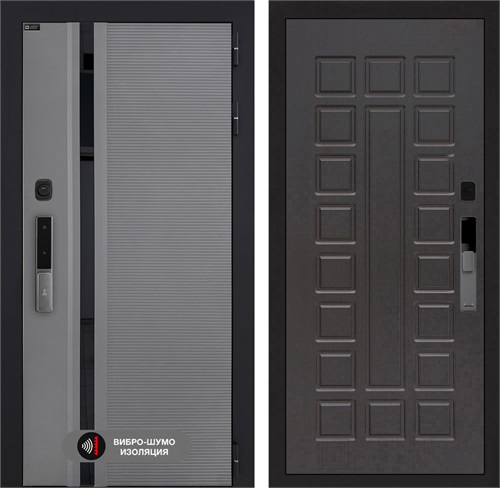 Входная дверь Piano Smart с умным замком - 04 Венге для установки в квартиру 30780 - фото 141594