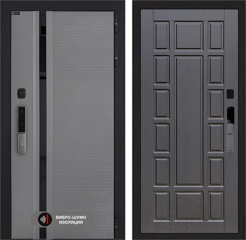 Входная дверь Piano Smart с умным замком - 12 Венге для установки в квартиру 30788 - фото 141706