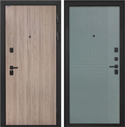 Входная дверь Профит Black ФЛ-326 (Ильм американский / Монолит Фреско) для установки в квартиру 28907 - фото 141874