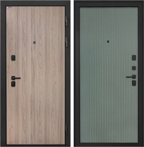 Входная дверь Профит Black ФЛ-295 (Ильм американский / Пазл грин) для установки в квартиру 20218 - фото 141911