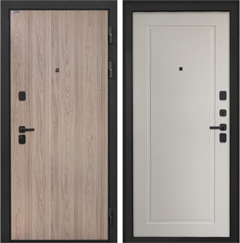 Входная дверь Профит Black ФЛ-642 (Ильм американский / Мэджик Сэнд светлый кофе) для установки в квартиру 30812 - фото 141979