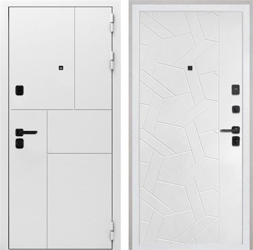 Входная дверь Спарта White панель ФЛ-306 Силк ясень белый для установки в квартиру 27745 - фото 142478