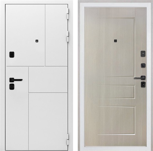 Входная дверь Спарта White панель ФЛ-638М Лиственница беж для установки в квартиру 28864 - фото 142480