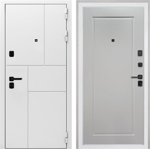 Входная дверь Спарта White панель ФЛ-642 Мэджик шифон белый для установки в квартиру 30855 - фото 142486