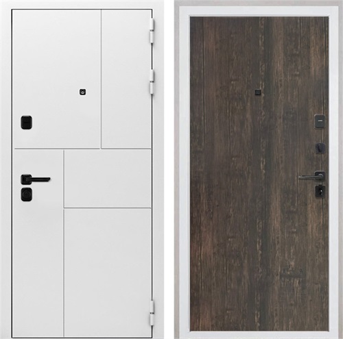 Входная дверь Спарта White панель Тиковое дерево для установки в квартиру 30858 - фото 142492