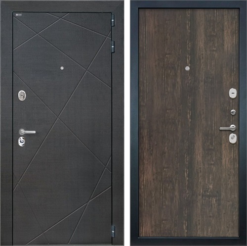 Входная дверь Сенатор Лучи (Венге распил кофе / Тиковое дерево) для установки в квартиру 30862 - фото 142517