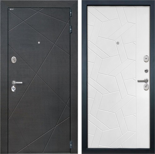 Входная дверь Сенатор Лучи ФЛ-306 (Венге распил кофе / Силк ясень белый) для установки в квартиру 30864 - фото 142533