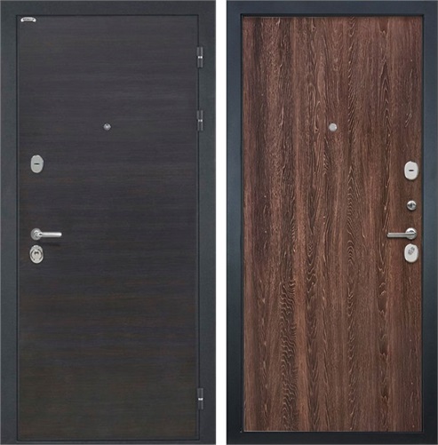 Входная дверь Сицилия 3К Гладкая (ЭкоВенге / Дуб филадельфия коньяк) для установки в квартиру 17916 - фото 142624