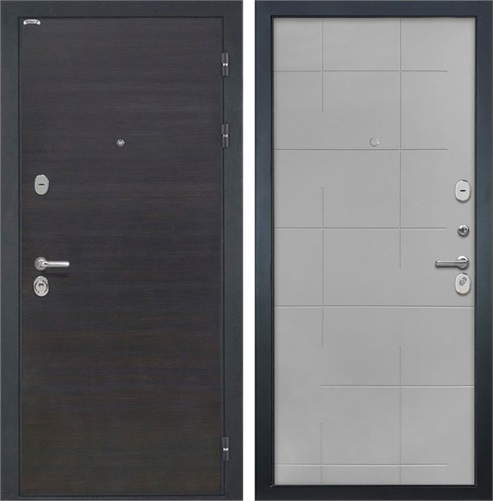 Входная дверь Сицилия 3К ФЛ-6 Геометрия  (ЭкоВенге / Мэджик Тин) для установки в квартиру 28890 - фото 142625