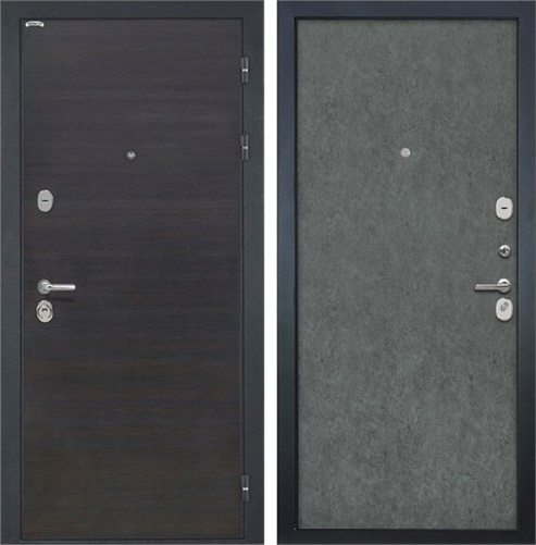 Входная дверь Сицилия (ЭкоВенге / Штукатурка графит) для установки в квартиру 27381 - фото 142626