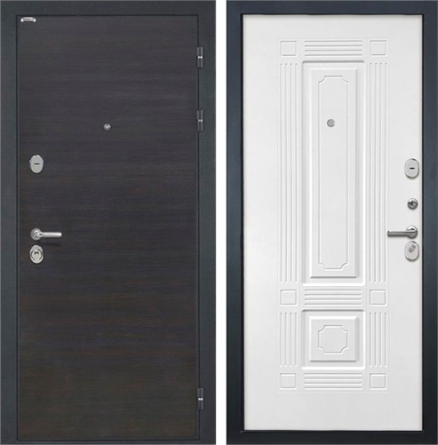 Входная дверь Сицилия ФЛ-2 (ЭкоВенге / Силк ясень белый) для установки в квартиру 30885 - фото 142681